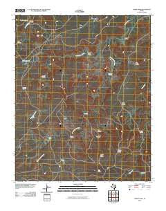 Torrey Peak Texas Historical topographic map, 1:24000 scale, 7.5 X 7.5 Minute, Year 2010