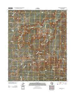 Torrey Peak Texas Historical topographic map, 1:24000 scale, 7.5 X 7.5 Minute, Year 2012