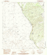 Tovar Creek West Texas Historical topographic map, 1:24000 scale, 7.5 X 7.5 Minute, Year 1983