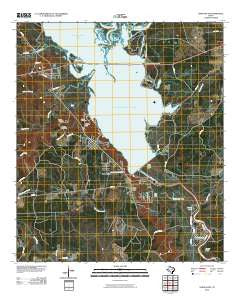 Town Bluff Texas Historical topographic map, 1:24000 scale, 7.5 X 7.5 Minute, Year 2010