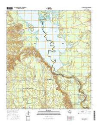 Town Bluff Texas Current topographic map, 1:24000 scale, 7.5 X 7.5 Minute, Year 2016