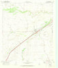 Toyah Texas Historical topographic map, 1:24000 scale, 7.5 X 7.5 Minute, Year 1970