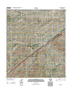 Toyah Texas Historical topographic map, 1:24000 scale, 7.5 X 7.5 Minute, Year 2013
