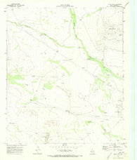 Toyah NW Texas Historical topographic map, 1:24000 scale, 7.5 X 7.5 Minute, Year 1970