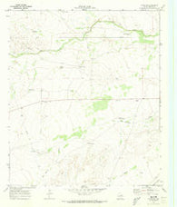 Toyah SW Texas Historical topographic map, 1:24000 scale, 7.5 X 7.5 Minute, Year 1970
