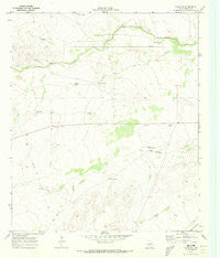 Toyah SW Texas Historical topographic map, 1:24000 scale, 7.5 X 7.5 Minute, Year 1970