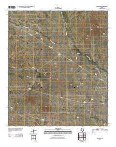 Toyah NW Texas Historical topographic map, 1:24000 scale, 7.5 X 7.5 Minute, Year 2010