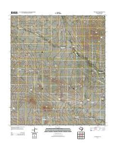 Toyah NW Texas Historical topographic map, 1:24000 scale, 7.5 X 7.5 Minute, Year 2013