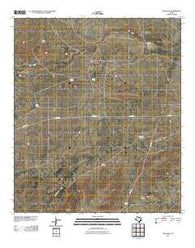 Toyah SW Texas Historical topographic map, 1:24000 scale, 7.5 X 7.5 Minute, Year 2010