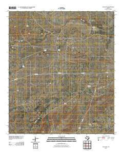 Toyah SW Texas Historical topographic map, 1:24000 scale, 7.5 X 7.5 Minute, Year 2010