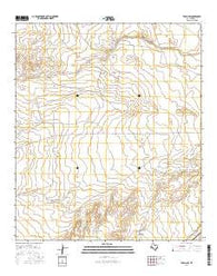 Toyah SW Texas Current topographic map, 1:24000 scale, 7.5 X 7.5 Minute, Year 2016