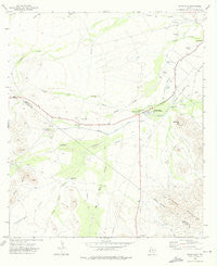 Toyahvale Texas Historical topographic map, 1:24000 scale, 7.5 X 7.5 Minute, Year 1972
