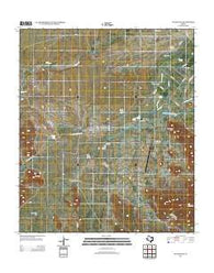 Toyahvale Texas Historical topographic map, 1:24000 scale, 7.5 X 7.5 Minute, Year 2012