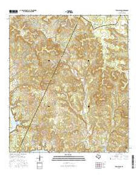 Travis Peak Texas Current topographic map, 1:24000 scale, 7.5 X 7.5 Minute, Year 2016