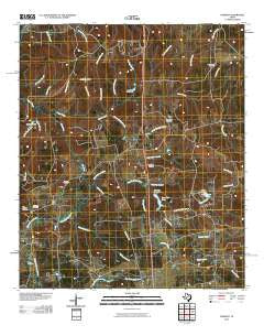 Trawick Texas Historical topographic map, 1:24000 scale, 7.5 X 7.5 Minute, Year 2010