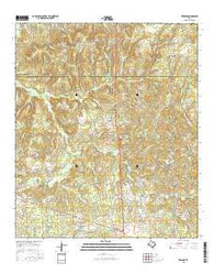 Trawick Texas Current topographic map, 1:24000 scale, 7.5 X 7.5 Minute, Year 2016