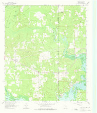Trees Louisiana Historical topographic map, 1:24000 scale, 7.5 X 7.5 Minute, Year 1962