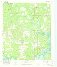 Trees Louisiana Historical topographic map, 1:24000 scale, 7.5 X 7.5 Minute, Year 1962