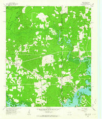Trees Louisiana Historical topographic map, 1:24000 scale, 7.5 X 7.5 Minute, Year 1962