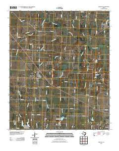 Trenton Texas Historical topographic map, 1:24000 scale, 7.5 X 7.5 Minute, Year 2010