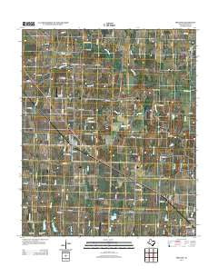 Trenton Texas Historical topographic map, 1:24000 scale, 7.5 X 7.5 Minute, Year 2013