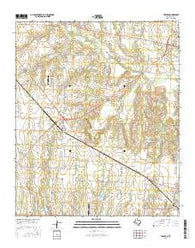 Trenton Texas Current topographic map, 1:24000 scale, 7.5 X 7.5 Minute, Year 2016