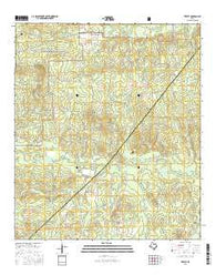 Trevat Texas Current topographic map, 1:24000 scale, 7.5 X 7.5 Minute, Year 2016