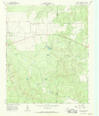 Triangle Ranch Texas Historical topographic map, 1:24000 scale, 7.5 X 7.5 Minute, Year 1967