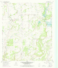 Trickham Texas Historical topographic map, 1:24000 scale, 7.5 X 7.5 Minute, Year 1962