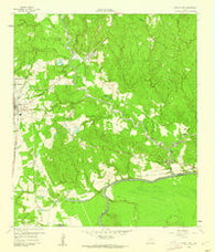 Trinity East Texas Historical topographic map, 1:24000 scale, 7.5 X 7.5 Minute, Year 1960