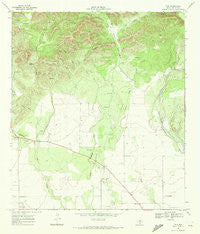 Trio Texas Historical topographic map, 1:24000 scale, 7.5 X 7.5 Minute, Year 1969