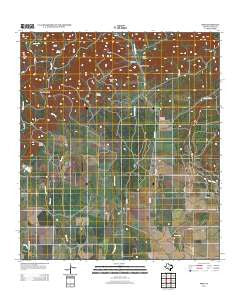 Trio Texas Historical topographic map, 1:24000 scale, 7.5 X 7.5 Minute, Year 2013