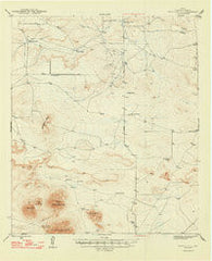 Triple Hill Texas Historical topographic map, 1:62500 scale, 15 X 15 Minute, Year 1948