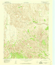 Troublesome Creek Texas Historical topographic map, 1:24000 scale, 7.5 X 7.5 Minute, Year 1959