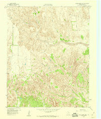 Troublesome Creek Texas Historical topographic map, 1:24000 scale, 7.5 X 7.5 Minute, Year 1959
