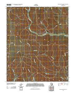 Troublesome Creek Texas Historical topographic map, 1:24000 scale, 7.5 X 7.5 Minute, Year 2010