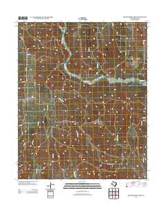 Troublesome Creek Texas Historical topographic map, 1:24000 scale, 7.5 X 7.5 Minute, Year 2012