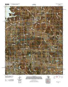 Troup East Texas Historical topographic map, 1:24000 scale, 7.5 X 7.5 Minute, Year 2010