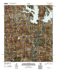 Troup West Texas Historical topographic map, 1:24000 scale, 7.5 X 7.5 Minute, Year 2010
