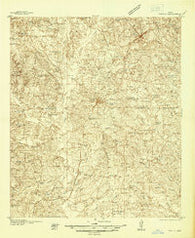 Troupe Texas Historical topographic map, 1:48000 scale, 15 X 15 Minute, Year 1937