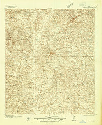 Troupe Texas Historical topographic map, 1:48000 scale, 15 X 15 Minute, Year 1937