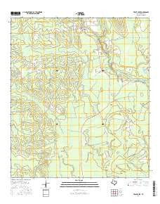 Trout Creek Texas Current topographic map, 1:24000 scale, 7.5 X 7.5 Minute, Year 2016