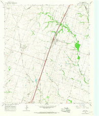 Troy Texas Historical topographic map, 1:24000 scale, 7.5 X 7.5 Minute, Year 1965