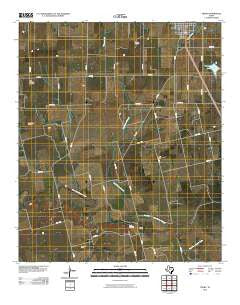 Truby Texas Historical topographic map, 1:24000 scale, 7.5 X 7.5 Minute, Year 2010