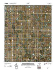 True Texas Historical topographic map, 1:24000 scale, 7.5 X 7.5 Minute, Year 2010