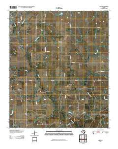 True Texas Historical topographic map, 1:24000 scale, 7.5 X 7.5 Minute, Year 2010