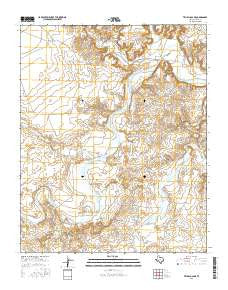 Trujillo Camp Texas Current topographic map, 1:24000 scale, 7.5 X 7.5 Minute, Year 2016