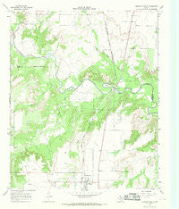 Truscott North Texas Historical topographic map, 1:24000 scale, 7.5 X 7.5 Minute, Year 1966
