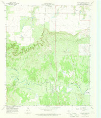 Truscott South Texas Historical topographic map, 1:24000 scale, 7.5 X 7.5 Minute, Year 1966