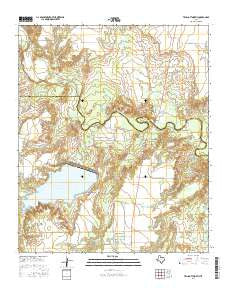 Truscott North Texas Current topographic map, 1:24000 scale, 7.5 X 7.5 Minute, Year 2016